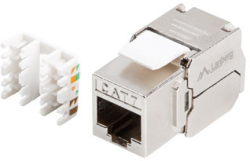 SFP Модул Lanberg keystone module toolless rj45 CAT.7 ftp 180°