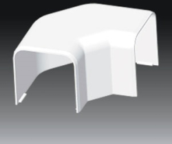 Елемент Равнинен ъгъл за кабелен канал 60х60 мм