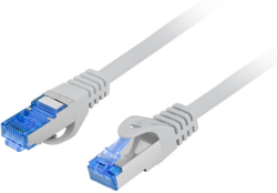 Медна пач корда Lanberg patchcord CAT.6a s-ftp lszh cca 1.5m grey fluke passed