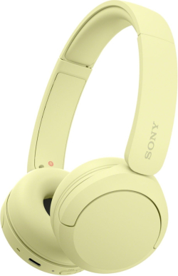 Слушалки Sony Headset WH-CH520, жълти