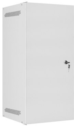 Шкаф за техника - Rack Lanberg rack cabinet 10" wall-mount 12U-280x310 for self-assembly with metal door grey (flat pack)