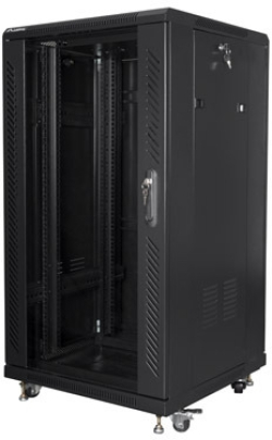 Шкаф за техника - Rack Lanberg rack cabinet 19" free-standing 22U-600x600 (flat pack) black