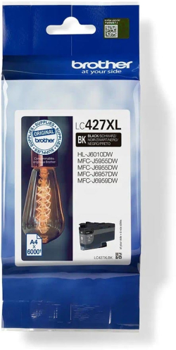  Brother Патрон LC427XLBK, 6000 страници-5%, Black