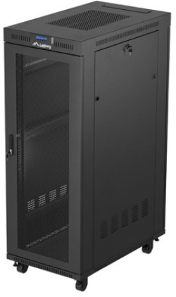 Шкаф за техника - Rack Lanberg rack cabinet 19" free-standing 32U-600X1000 (FLAT PACK) with mesh door LCD black