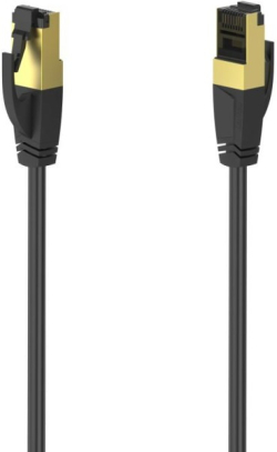 HAMA Мрежов пач кабел, CAT 8, 40 Gbit-s, S-FTP, екраниран, без халоген, 0,50 m