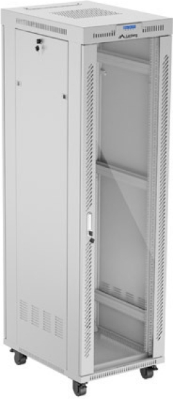 Шкаф за техника - Rack Lanberg rack cabinet 19" free-standing 42U-600x800 (flat pack) with glass door lcd grey v2
