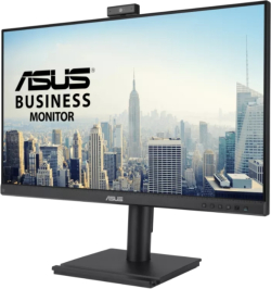 Монитор Asus BE279QFK Video Conferencing Monitor ,27", Full HD, IPS, 100Hz, Frameless, Full HD Webcam, Mic Array,Black
