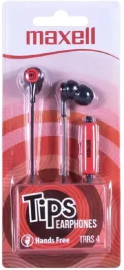 Слушалки тапи с микрофон MAXELL IN-TIPS RED