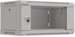 Шкаф за техника - Rack Lanberg rack cabinet 19" wall-mount 4U-540x350 (flat pack) with glass door grey