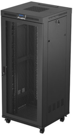 Шкаф за техника - Rack Lanberg rack cabinet 19" free-standing 37U-600X800 (FLAT PACK) with mesh door LCD black
