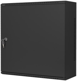 Шкаф за техника - Rack Lanberg rack cabinet 19" wall-mount 6U+3u-540x200 low-profile black (assembled)