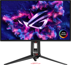 Монитор ASUS ROG Swift OLED PG27UCDM - 27 4K QD-OLED, 240Hz, 0.03ms, 2 x HDMI 2.1, 1 x DisplayPort 2.1, 2x USB 3.2 Gen 1 Type-A