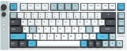 Клавиатура Lamzu Professional Gaming Mechanical Keyboard JET 75 - 8K, Magnetic Gateron Jade Switches - White-Blue
