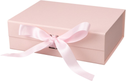  Office 1 Кутия Gift Box, с магнитно затваряне, сгъваема, 33 х 27 х 12 cm, розова
