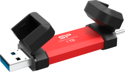 Silicon Power UC3S72 1TB, USB3.2 Gen2, DS72, Red