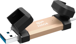 Silicon Power UC3S72 250GB, USB3.2 Gen2, DS72, Gold
