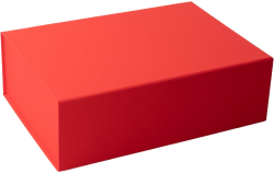  Office 1 Кутия Natural, с магнитно затваряне, сгъваема, 28 х 20 х 9 cm, червена