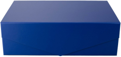  Office 1 Кутия Matt, с магнитно затваряне, сгъваема, 31 х 20 х 10 cm, тъмносиня