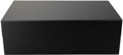  Office 1 Кутия Matt, с магнитно затваряне, сгъваема, 35 х 23 х 10 cm, черна
