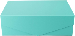 Office 1 Кутия Matt, с магнитно затваряне, сгъваема, 35 х 23 х 10 cm, тюркоазена