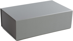 Office 1 Кутия Colorful, с магнитно затваряне, сгъваема, 35 х 20.5 х 11.3 cm, сива