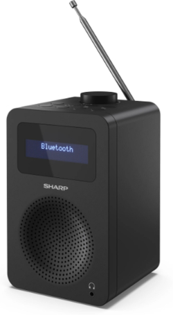 Продукт Sharp Radios DR-430(BK), DIGITAL RADIO, Bluetooth 5.0, 5W, 20 DAB+-DAB-FM, Auto time-date, LCD Display