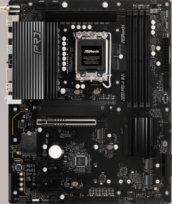 Дънна платка ASROCK Z890 Pro-A WiFi - LGA1851, 4 x DDR5 DIMM слота, Максимален капацитет на системната памет до 256 GB, ATX