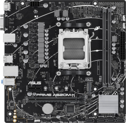 Дънна платка ASUS PRIME A620M-K - AM5, 2 x DIMM слота, 96 GB DDR5, 256 Mb Flash памет, micro-ATX