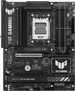 Дънна платка ASUS TUF GAMING B850-PLUS WIFI - AM5, 4 x DIMM слота, Максимален капацитет на паметта до 256 GB, DDR5, ATX