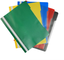 Продукт Папка, PP, с перфорация, цветове асорти, 5 броя