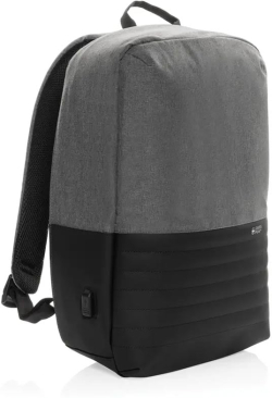 Swiss Peak Раница за лаптоп Anti-Teft, с RFID защита, 15.6'', сиво-черна