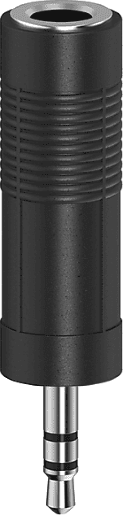 HАМА Аудио адаптер 3.5 мм жак - 6.3 мм жак, стерео