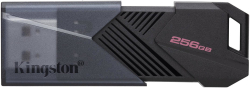 USB флаш памет Kingston DataTraveler® Exodia™ Onyx - 256 GB, Съвместим с USB 3.2 Gen 1, Черен