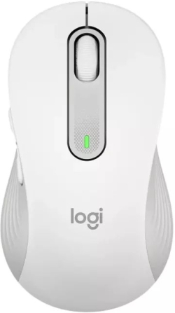 Мишка Logitech M650 L 910-006238, Безжична/Bluetooth - Бяла