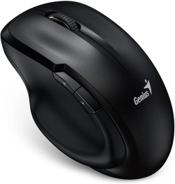 Genius безжина безшумна мишка Mouse Wireless Silent - Ergo 8200S Черна - Silent, 2.4GHz