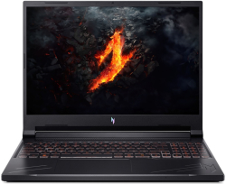 Лаптоп Acer Nitro V16 AI ANV16-61-R42L, 16.0", Full HD+, AMD Ryzen AI 5 340, NVIDIA RTX 3050 6GB GDDR6, 16 GB DDR5 , 512 GB SSD, Черен