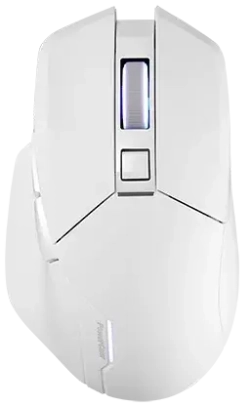 Мишка Геймърска PowerColor ALPHYN AM10 - бяла