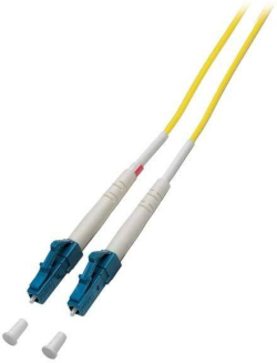 Оптична пач корда LC-UPC-LC-UPC, симплекс, сингъл мод OS2, 3 мм оптичен пач кабел — 1.5 метра