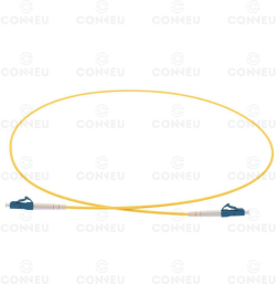 Оптична пач корда LC-UPC-LC-UPC, симплекс, сингъл мод OS2, 2 мм оптичен пач кабел &mdash; 1 метър