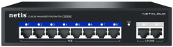  10 Ports Cloud-Managed суич, 8 PoE + 2 Uplink