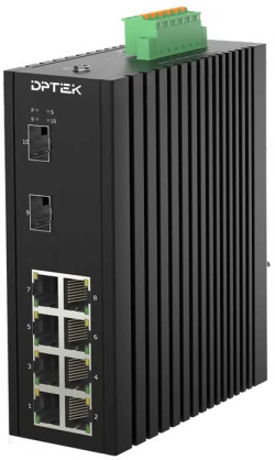  PoE++ Индустриален суич 8x1000Base-T + 2x1G-2.5GBase-X SFP Layer 2+
