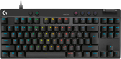 Клавиатура LOGITECH PRO X TKL RAPID Gaming Keyboard - BLACK - US INT'L - USB - EMEA28i-935 - LINEAR