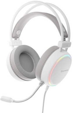 Слушалки Genesis Headset Neon 613 G2 With Microphone RGB Illumination White
