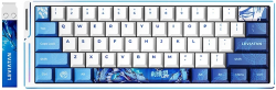 Клавиатура ATK професионална геймърска механична клавиатура EDGE 60 HE Master Leviatan - 8K, Gateron Jade Pro Switches