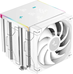 Охладител за процесор DeepCool охладител CPU Cooler AK620 DIGITAL PRO WH - Dual-Tower - LGA1851-AM5
