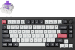 Клавиатура Механична клавиатура Keychron Q1 HE QMK 75% Carbon Black - Wireless