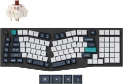 Клавиатура Механична клавиатура Keychron Q13 Max Carbon Black - Wireless, Jupiter Brown
