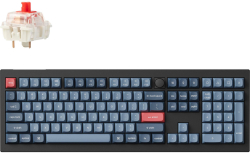 Механична клавиатура Keychron V6 MAX QMK Carbon Black - Wireless, Full-Size