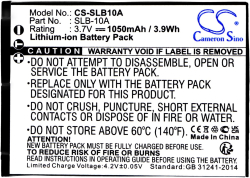 Продукт Батерия за фотоапарат SAMSUNG SLB10A LiIon  3.7V 1050mAh, Cameron Sino
