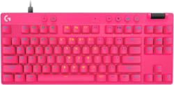 Клавиатура LOGITECH G PRO X TKL RAPID Gaming Keyboard - MAGENTA - US INT'L - USB - EMEA28i-935 - LINEAR